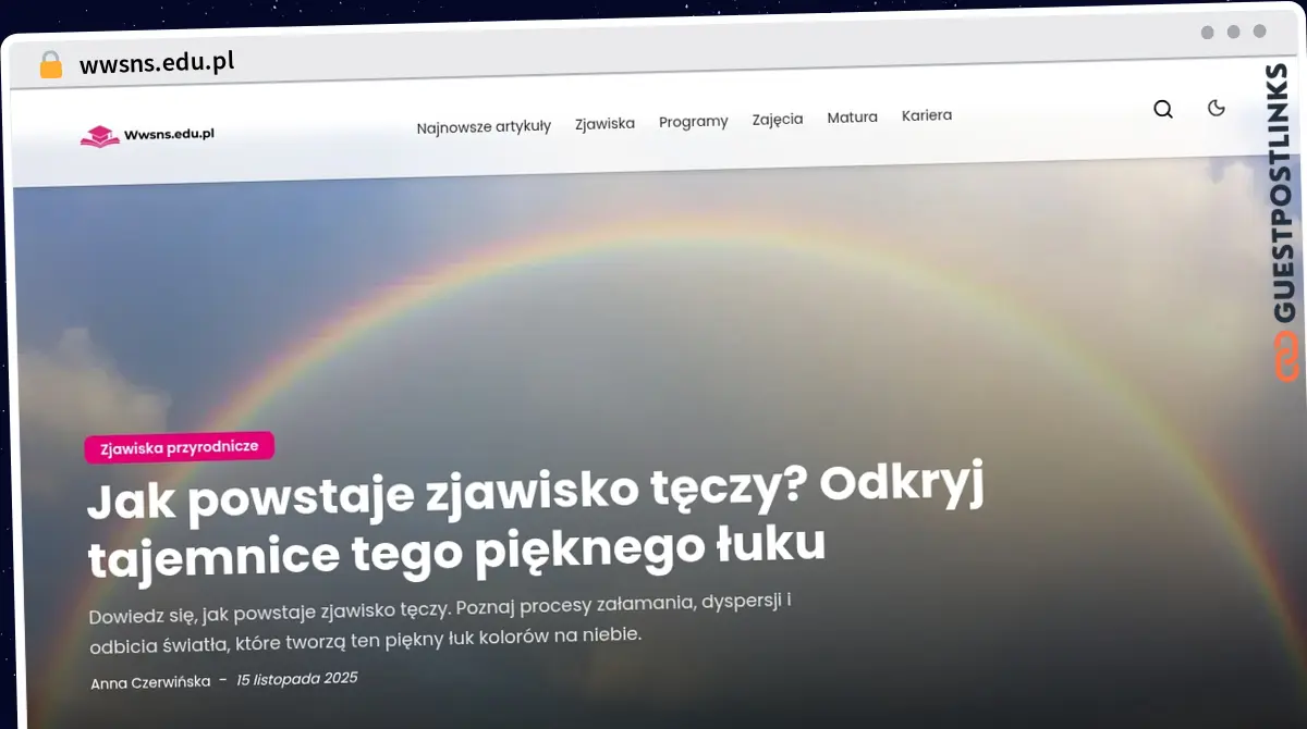 Publish Guest Post on wwsns.edu.pl