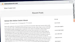 Publish Guest Post on wwwcosinecom.com
