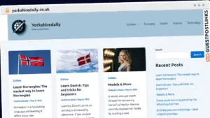 Publish Guest Post on yorkshiredaily.co.uk