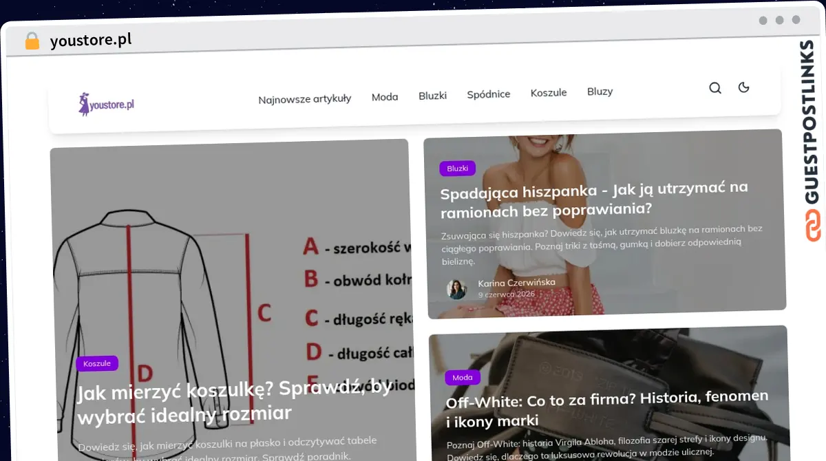 Publish Guest Post on youstore.pl