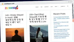 Publish Guest Post on zeeshayari.com