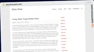Publish Guest Post on zhoushan-port.com