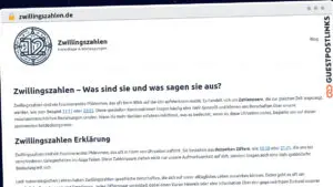 Publish Guest Post on zwillingszahlen.de