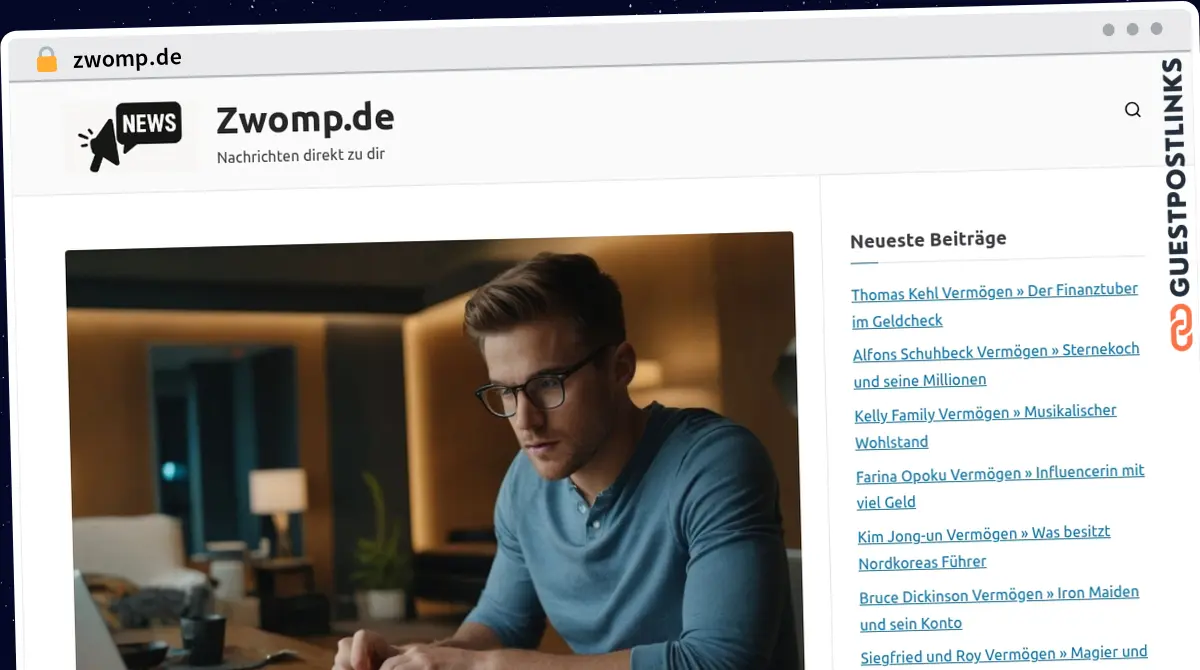 Publish Guest Post on zwomp.de
