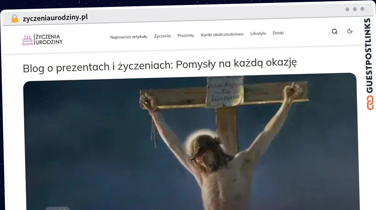 Publish Guest Post on zyczeniaurodziny.pl