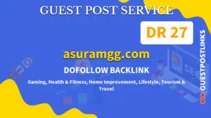 Buy Guest Post on asuramgg.com