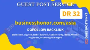 Buy Guest Post on businesshonor.com/asia