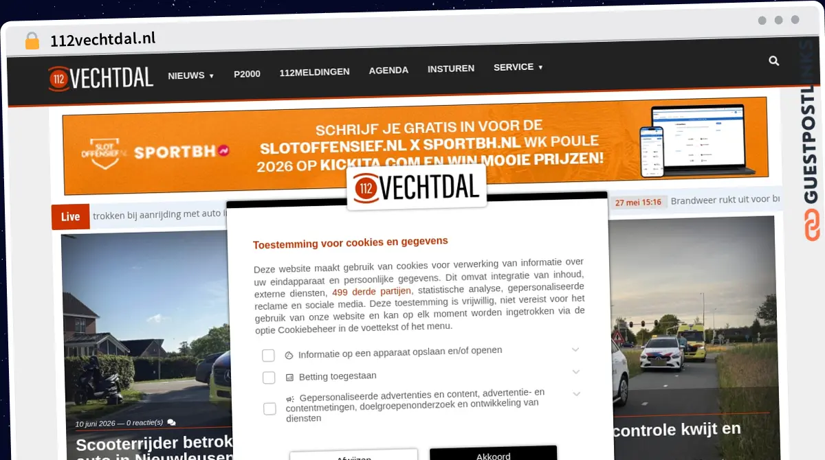 Publish Guest Post on 112vechtdal.nl
