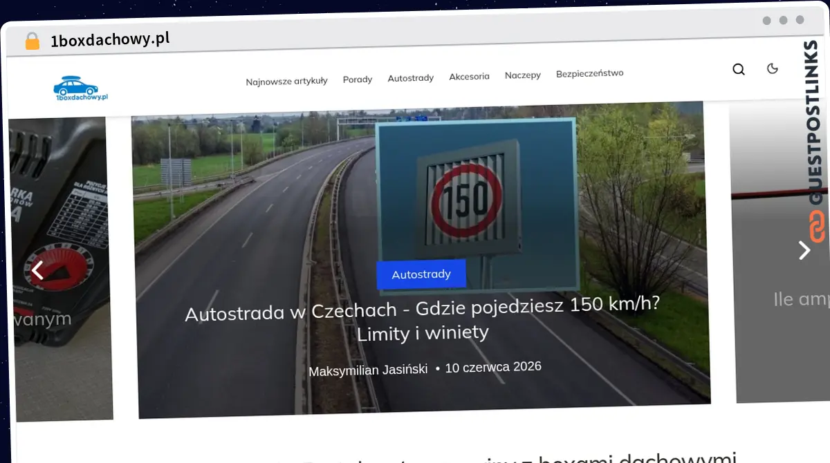 Publish Guest Post on 1boxdachowy.pl