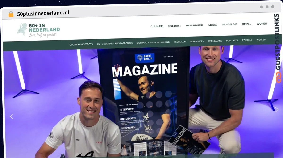 Publish Guest Post on 50plusinnederland.nl