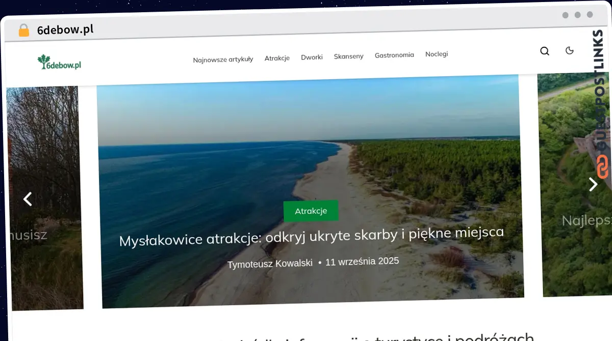 Publish Guest Post on 6debow.pl