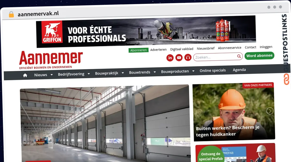 Publish Guest Post on aannemervak.nl