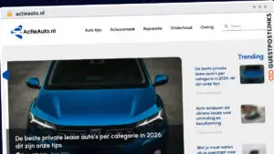 Publish Guest Post on actieauto.nl