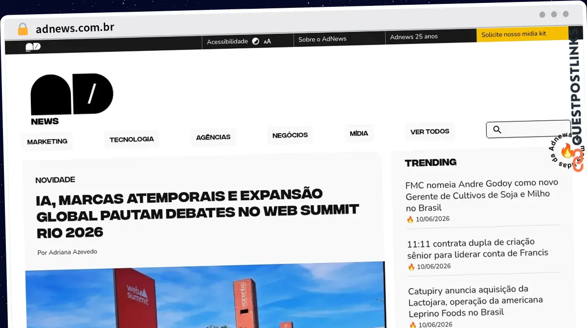 Publish Guest Post on adnews.com.br