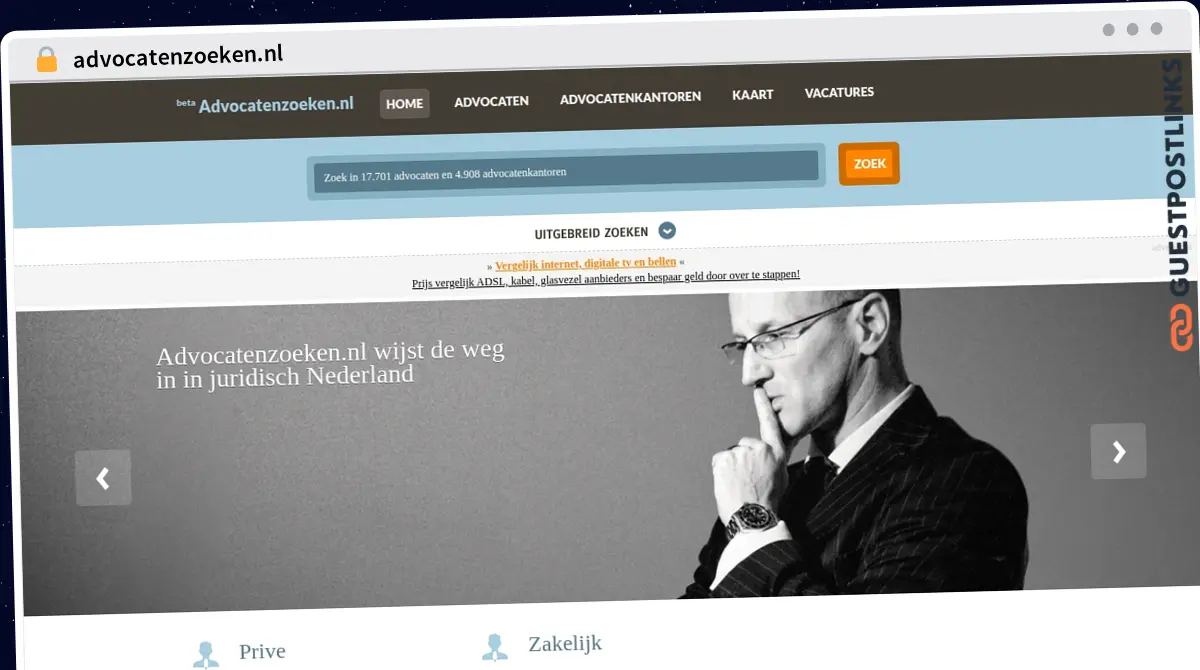 Publish Guest Post on advocatenzoeken.nl