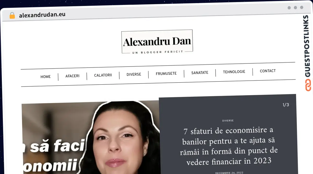 Publish Guest Post on alexandrudan.eu