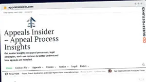 Publish Guest Post on appealsinsider.com