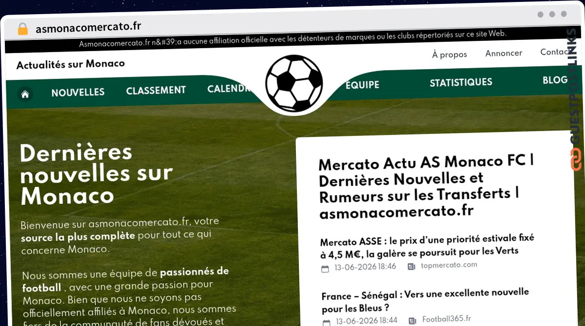 Publish Guest Post on asmonacomercato.fr