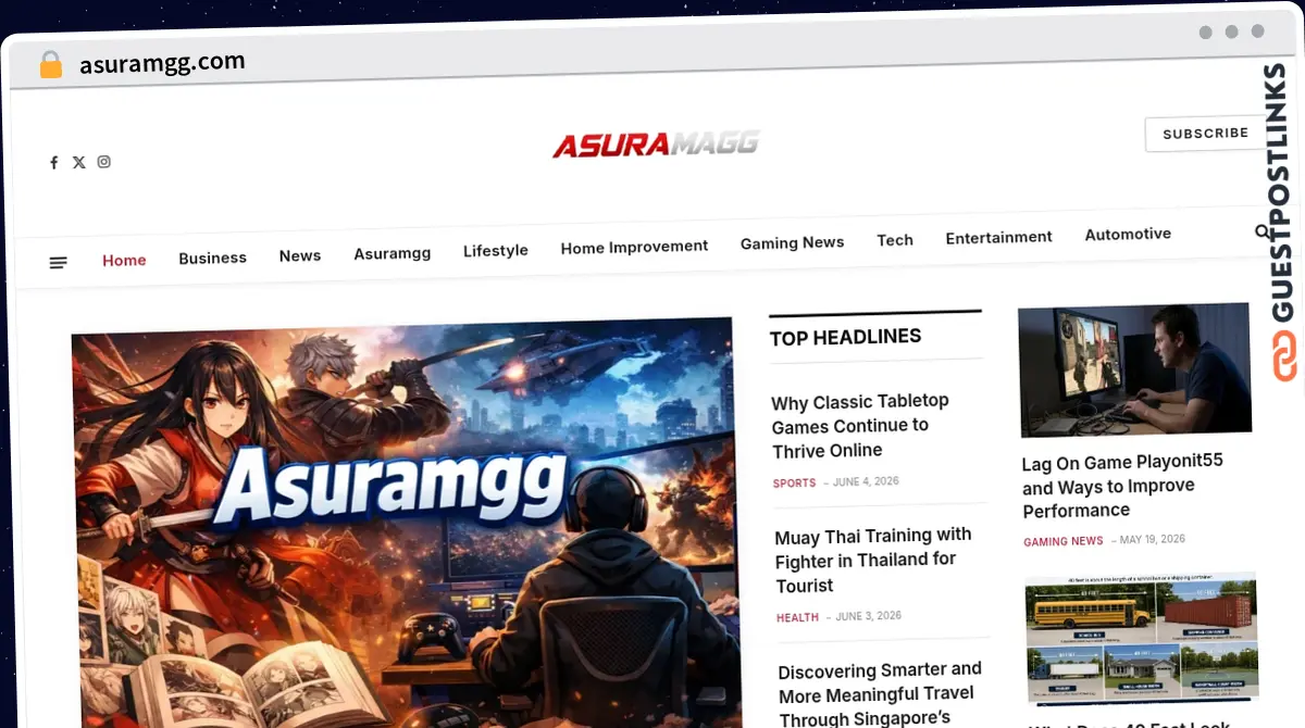 Publish Guest Post on asuramgg.com