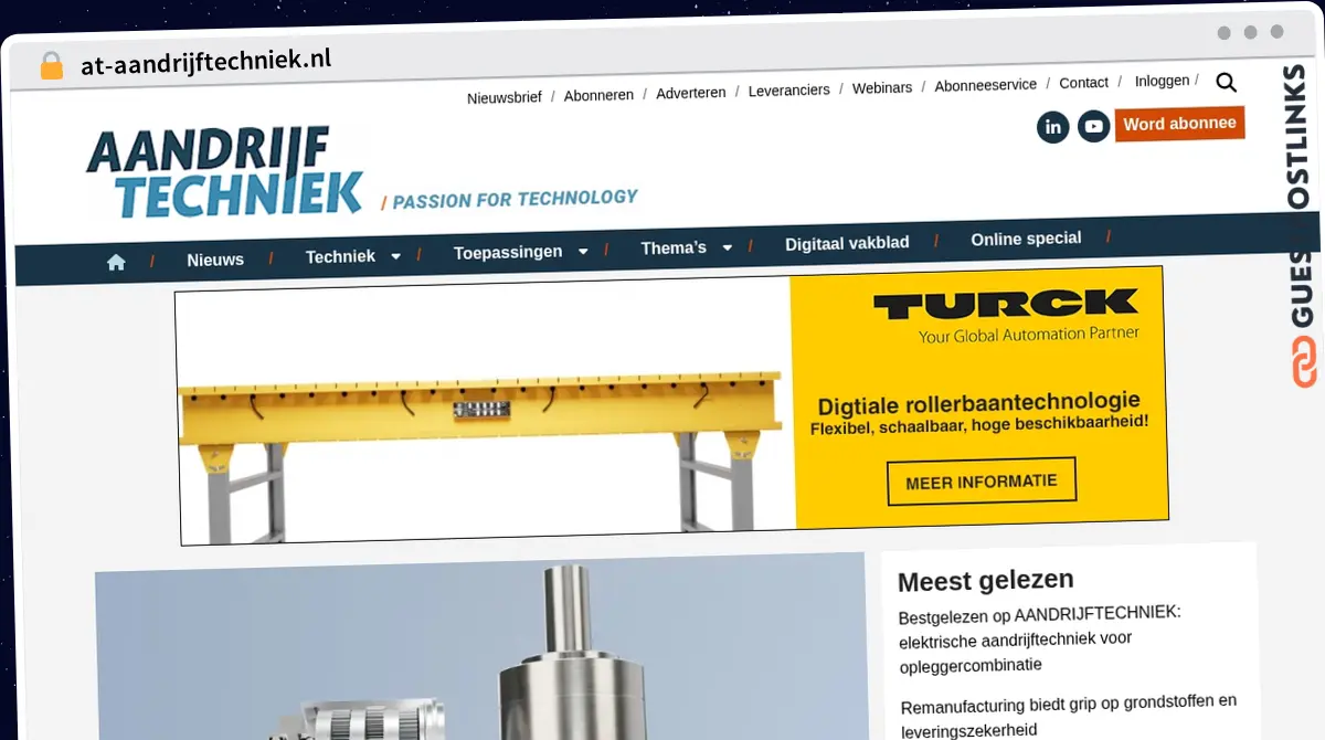 Publish Guest Post on at-aandrijftechniek.nl