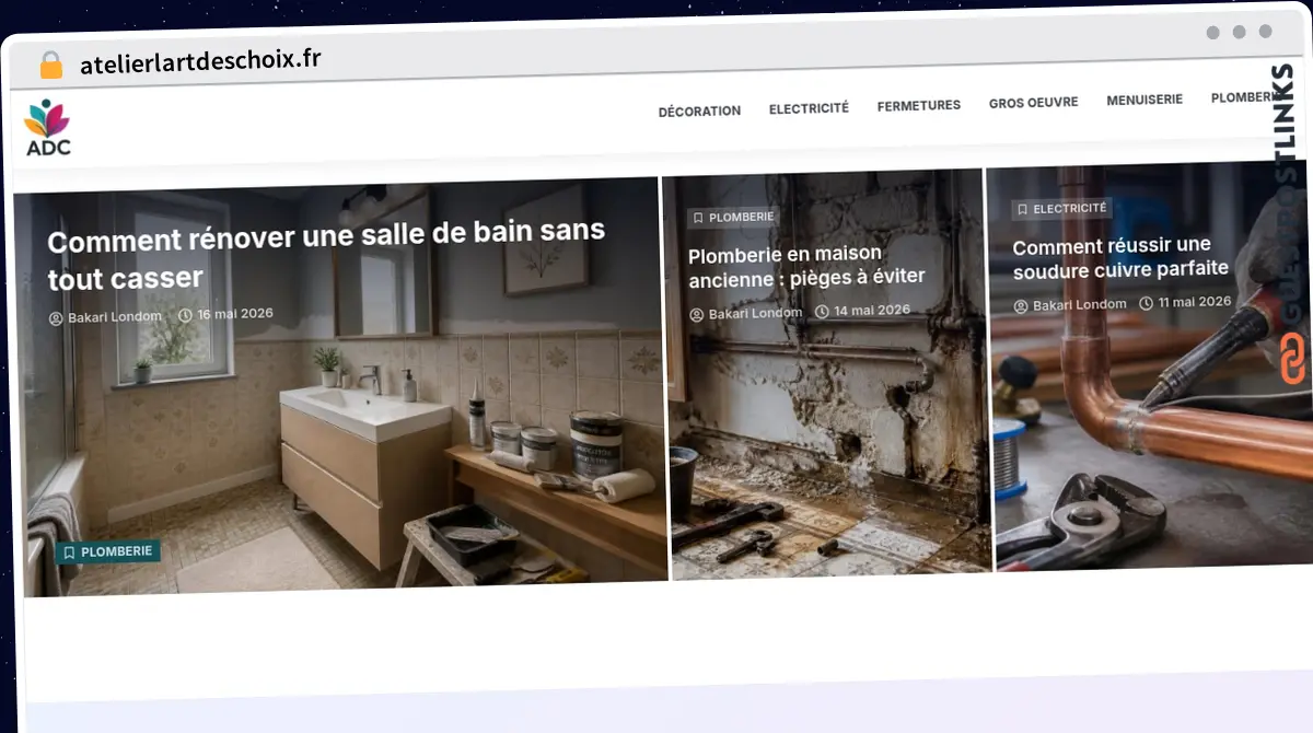 Publish Guest Post on atelierlartdeschoix.fr