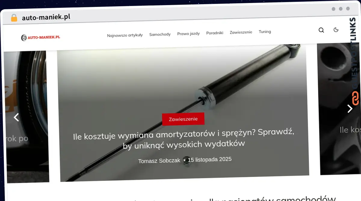 Publish Guest Post on auto-maniek.pl