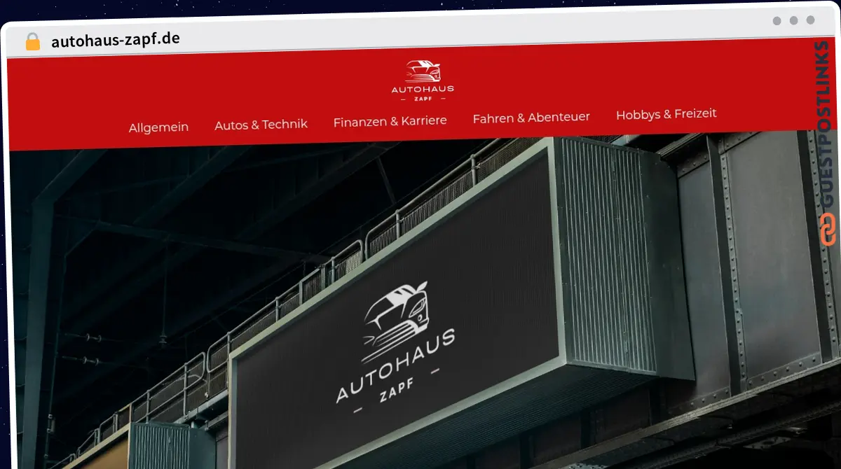 Publish Guest Post on autohaus-zapf.de