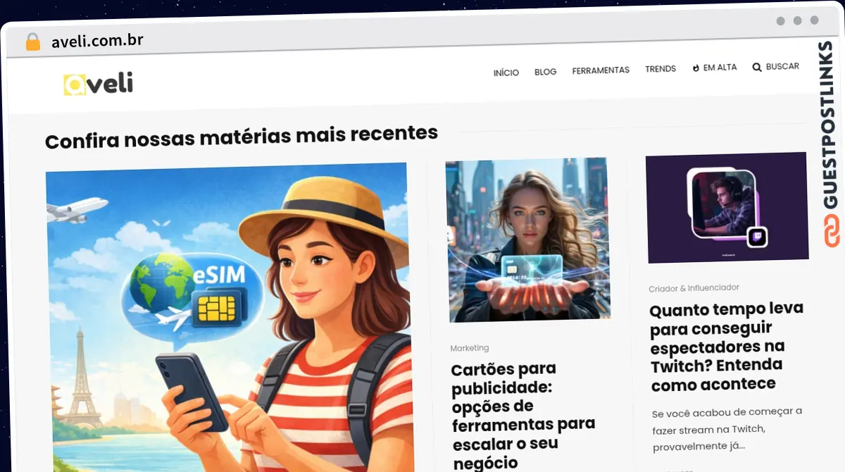 Publish Guest Post on aveli.com.br