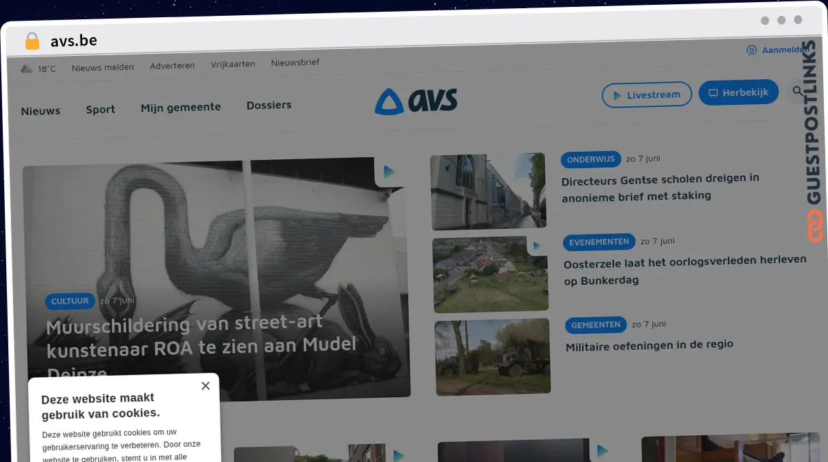 Publish Guest Post on avs.be