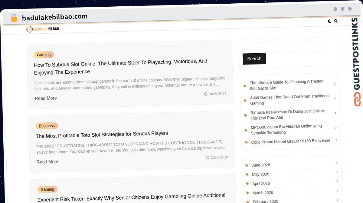 Publish Guest Post on badulakebilbao.com