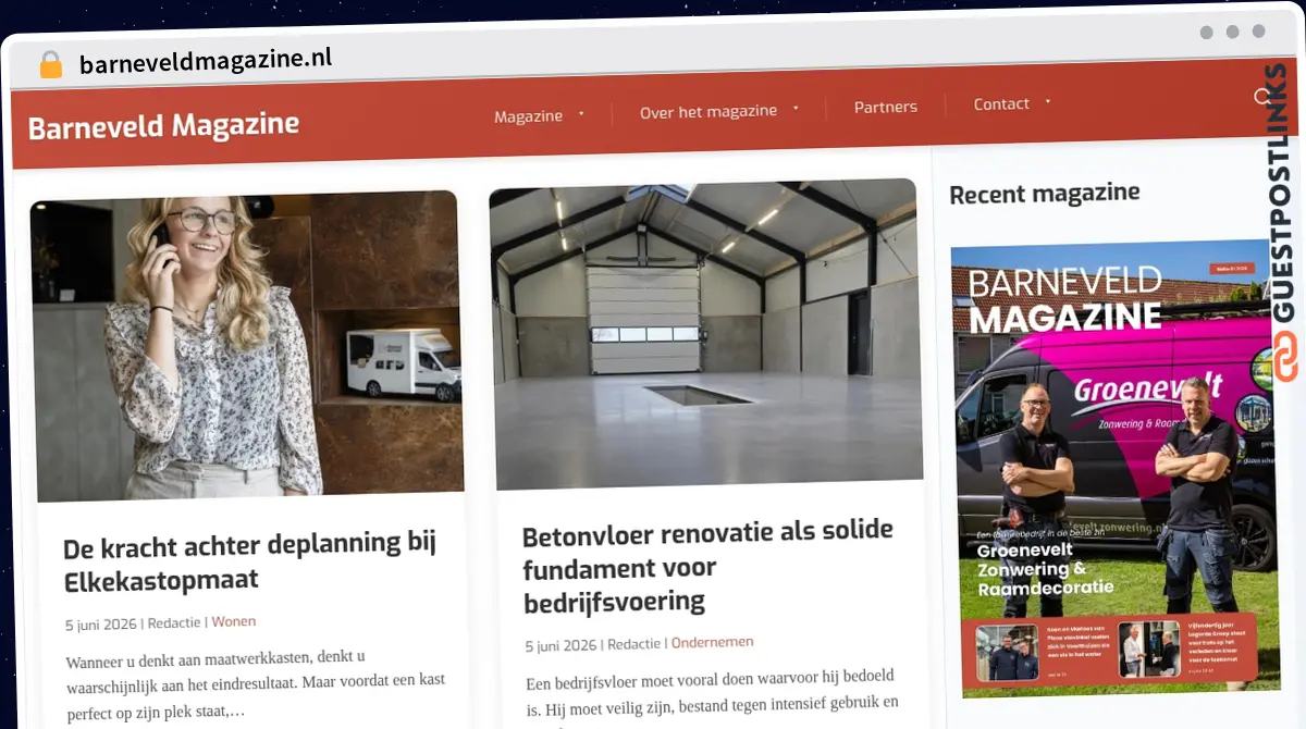 Publish Guest Post on barneveldmagazine.nl