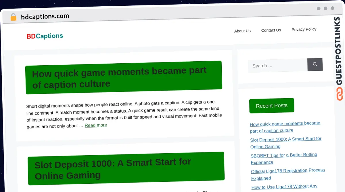 Publish Guest Post on bdcaptions.com