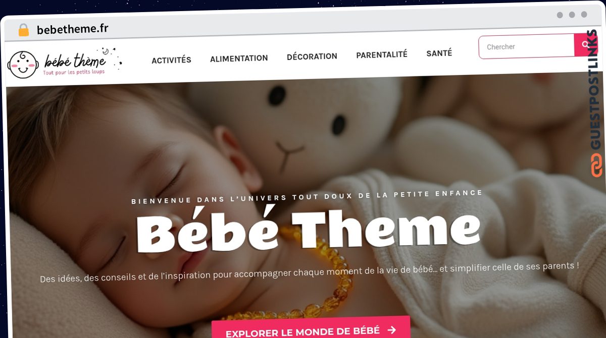 Publish Guest Post on bebetheme.fr
