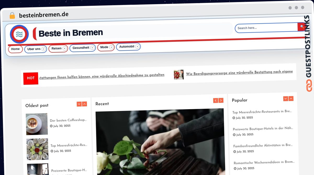 Publish Guest Post on besteinbremen.de