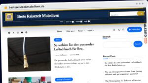 Publish Guest Post on bestereisezeitmalediven.de