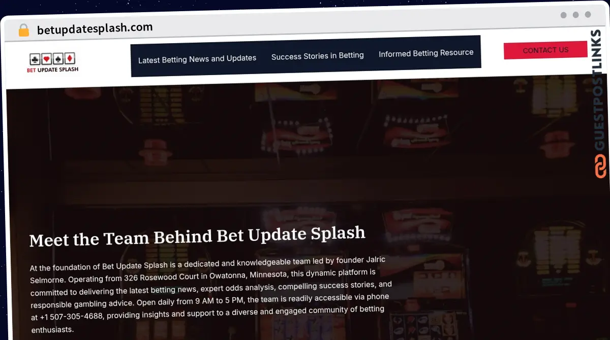 Publish Guest Post on betupdatesplash.com