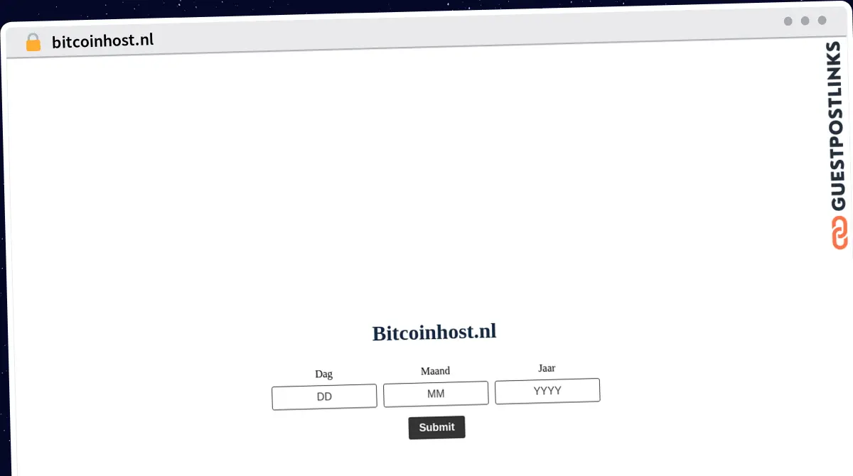 Publish Guest Post on bitcoinhost.nl