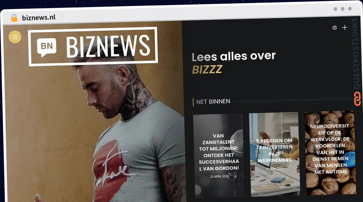 Publish Guest Post on biznews.nl