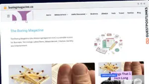 Publish Guest Post on boringmagazine.co