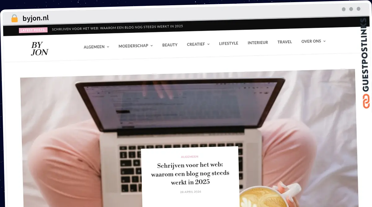 Publish Guest Post on byjon.nl