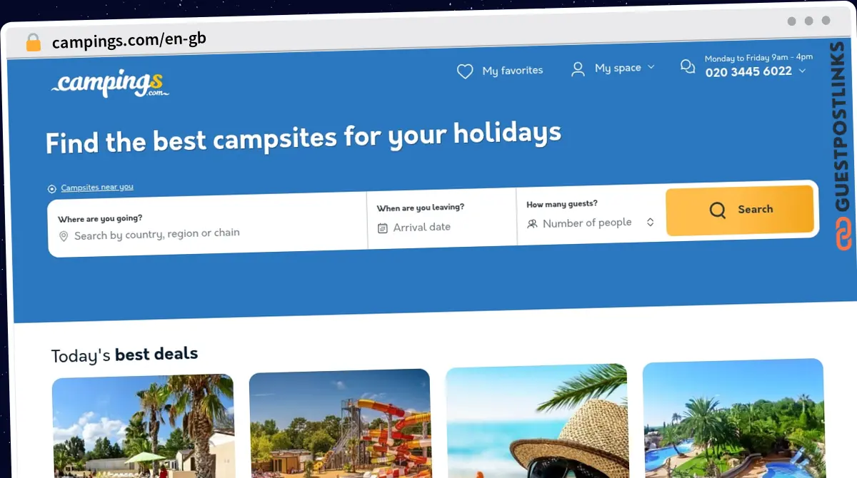 Publish Guest Post on campings.com/en-gb