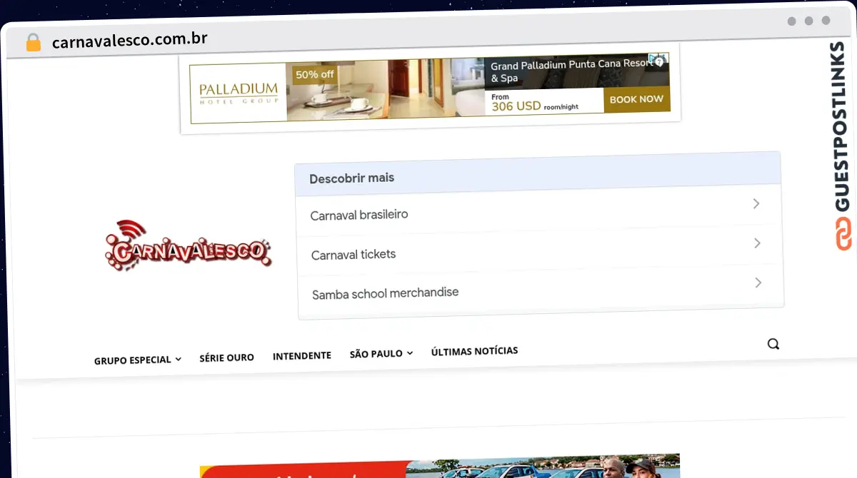 Publish Guest Post on carnavalesco.com.br