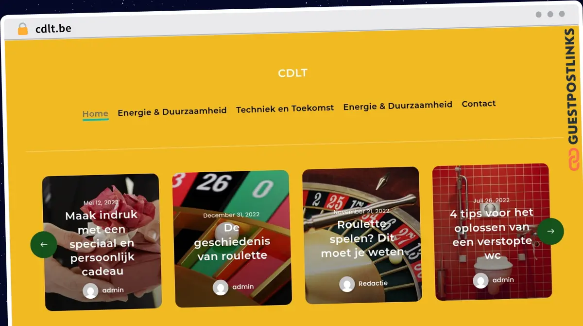 Publish Guest Post on cdlt.be