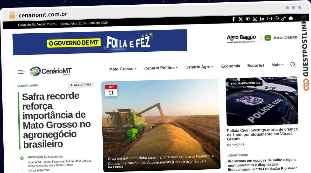 Publish Guest Post on cenariomt.com.br