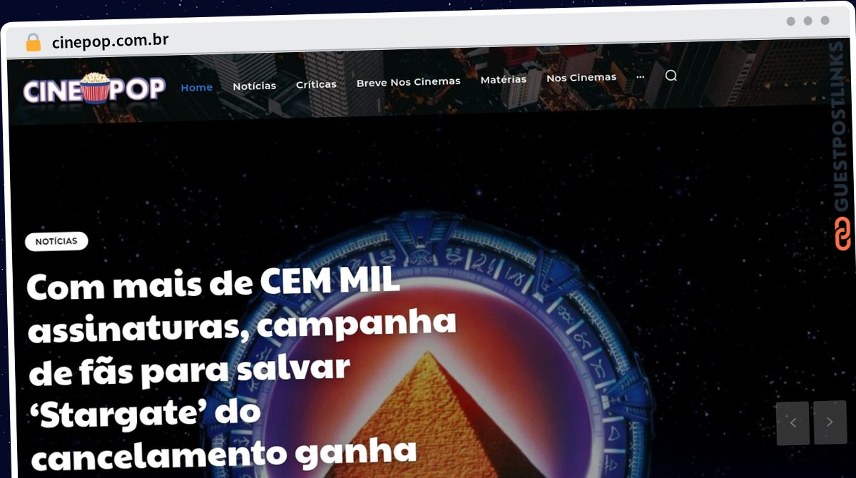 Publish Guest Post on cinepop.com.br