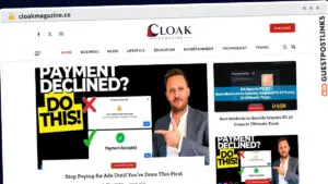 Publish Guest Post on cloakmagazine.co