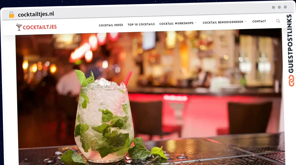 Publish Guest Post on cocktailtjes.nl