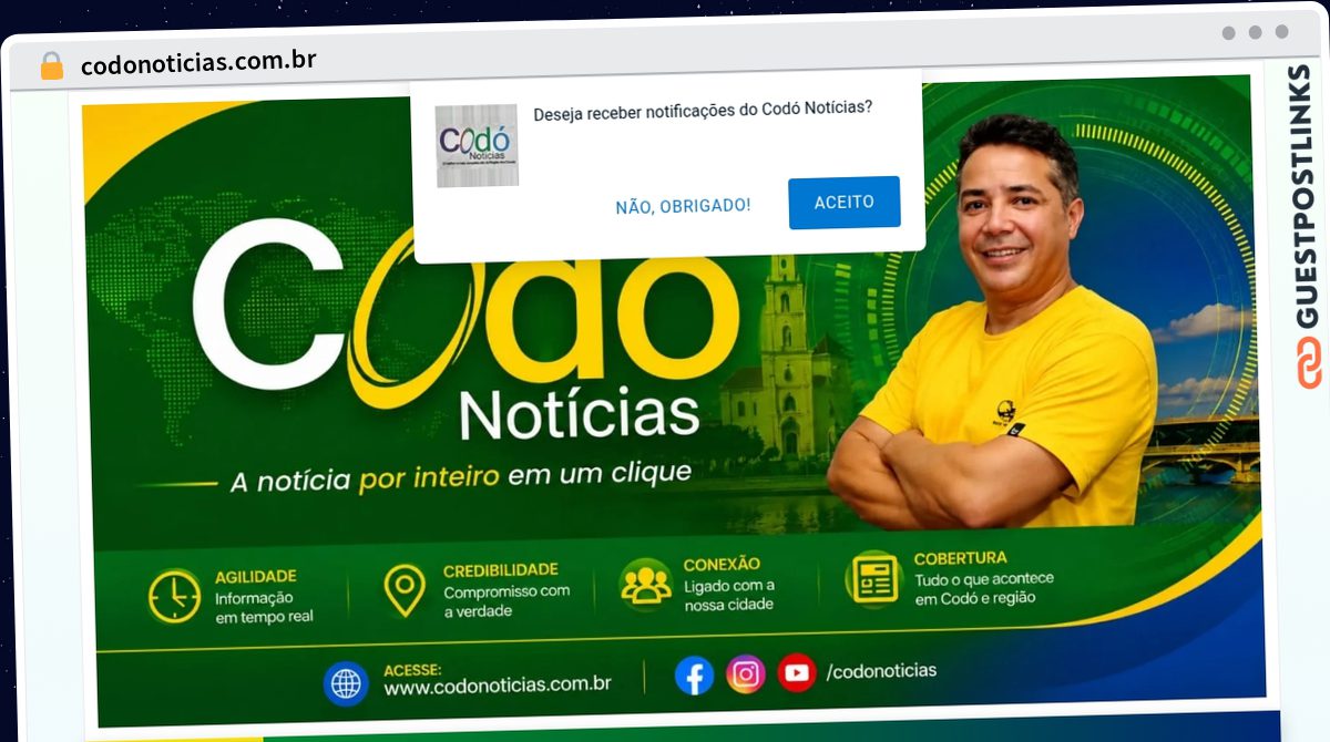Publish Guest Post on codonoticias.com.br