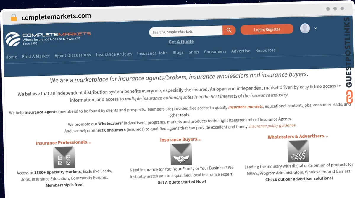 Publish Guest Post on completemarkets.com