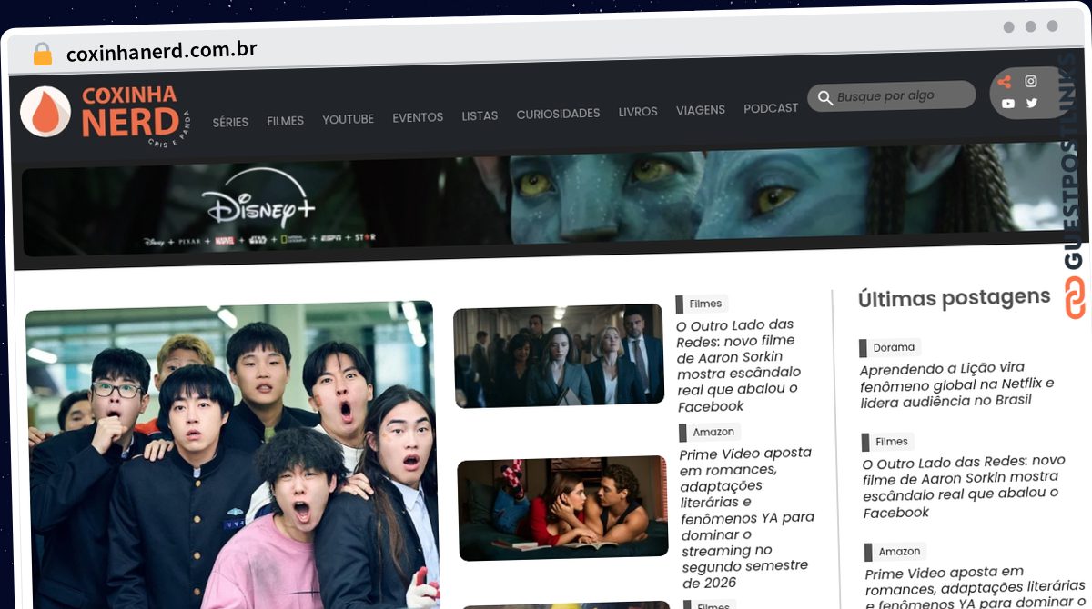 Publish Guest Post on coxinhanerd.com.br